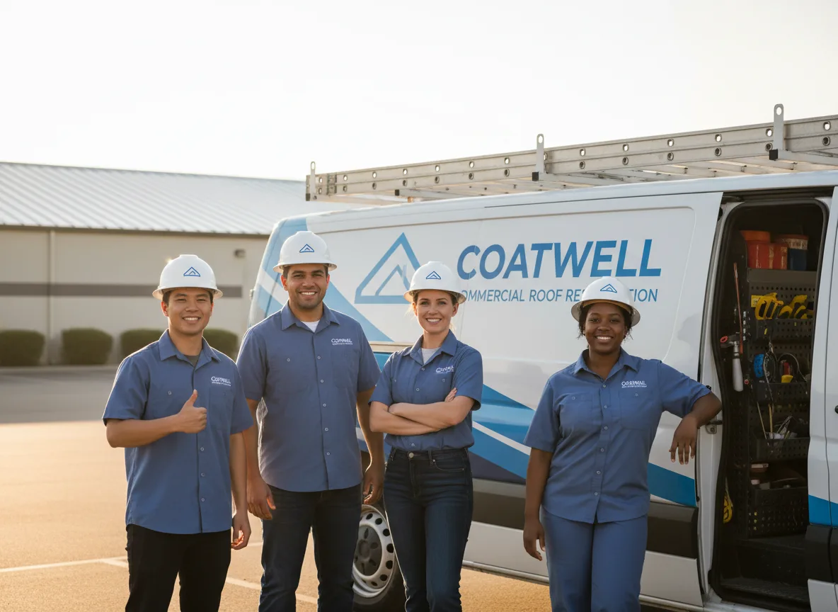 Commercial roof coating company in Holliday, TX